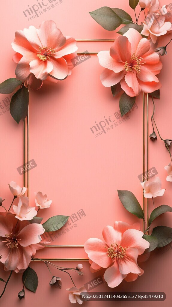 3d立体简约花