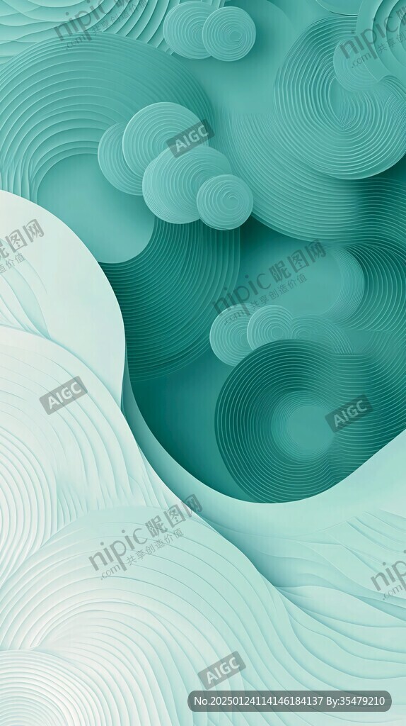 简洁大气拼色曲线纹理