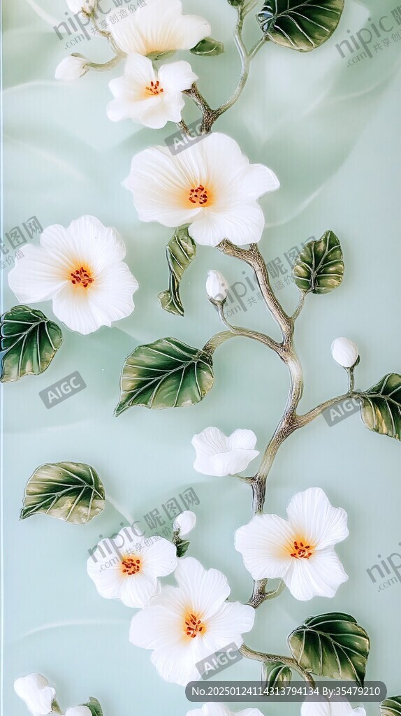 3d立体花壁纸