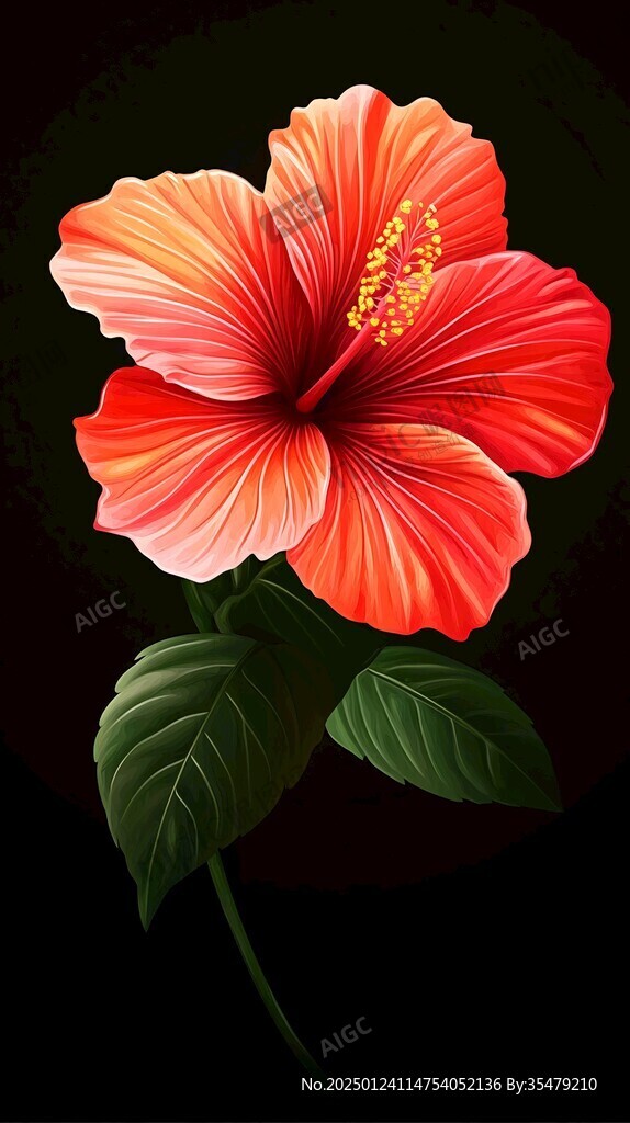 高清扶桑花