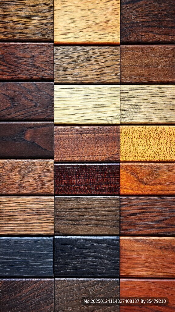多种颜色木板木材