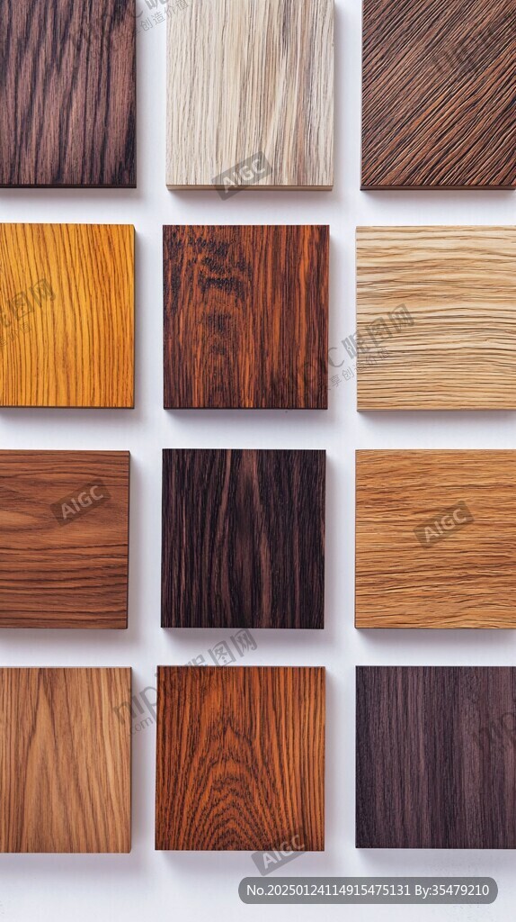 多种颜色木板木材