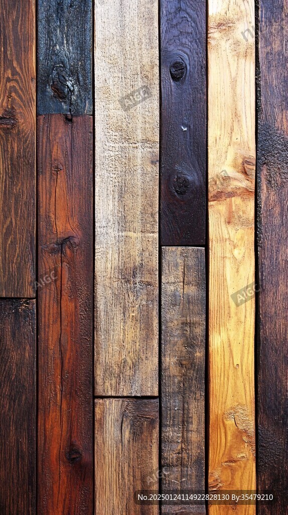 多种颜色木板木材