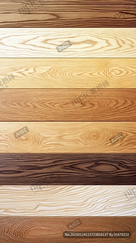 多种颜色木板木材