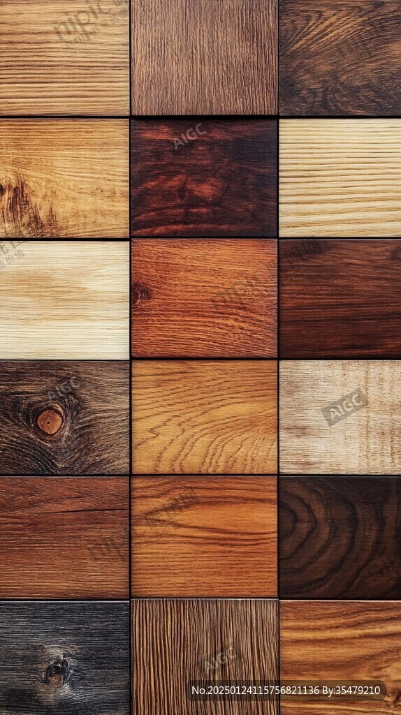 多种颜色木板木材