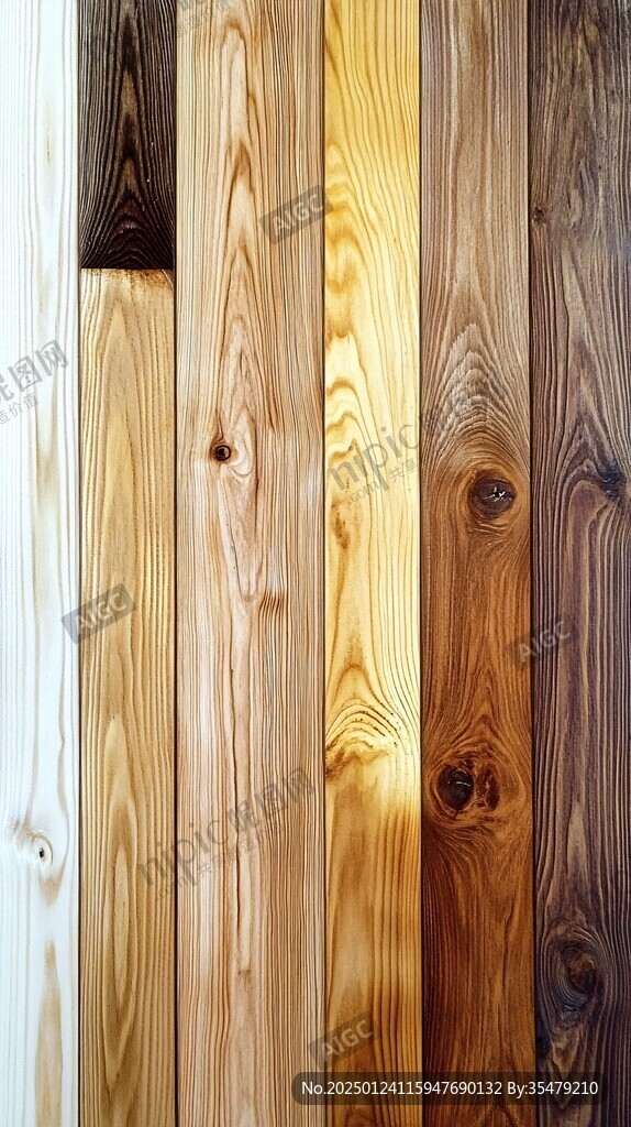 多种颜色木板木材