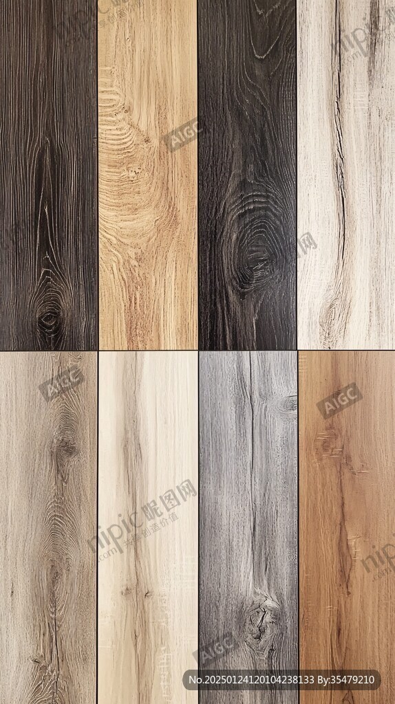 多种颜色木板木材