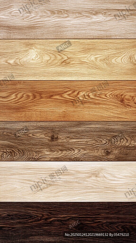 多种颜色木板木材