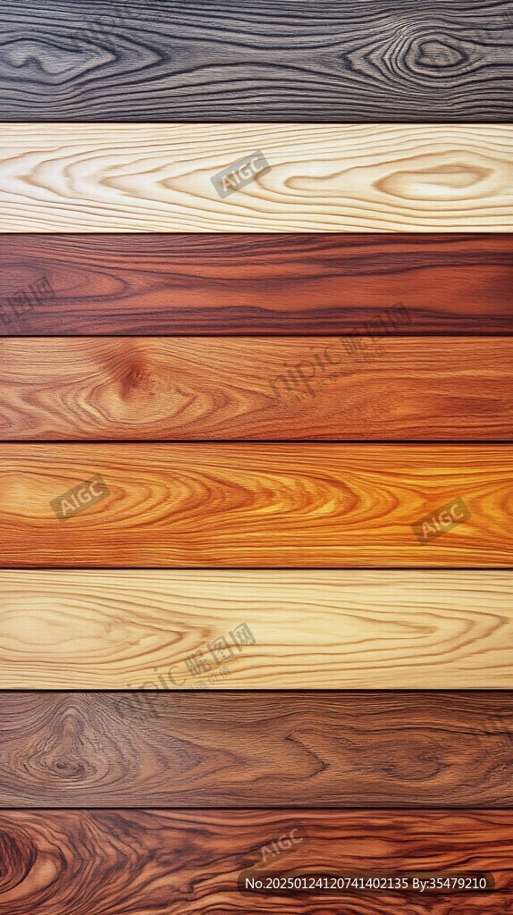 多种颜色木板木材