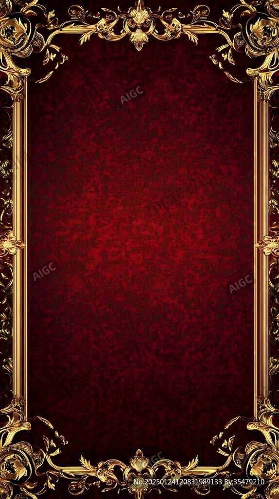 红金色欧式背景