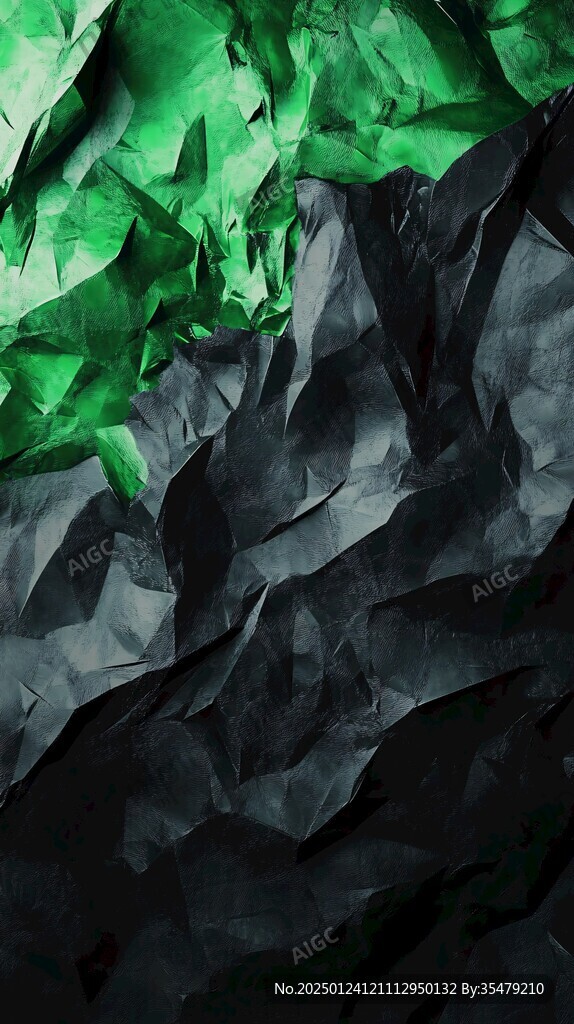 绿色炫酷3d背景