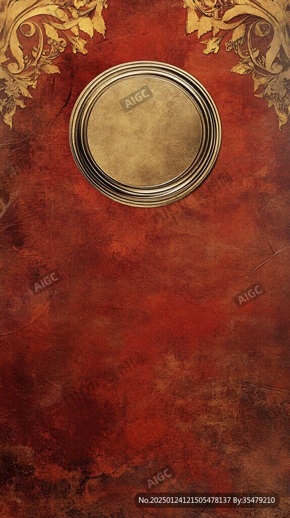 红金色欧式背景