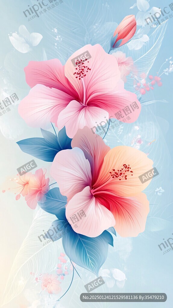 炫彩花朵壁纸