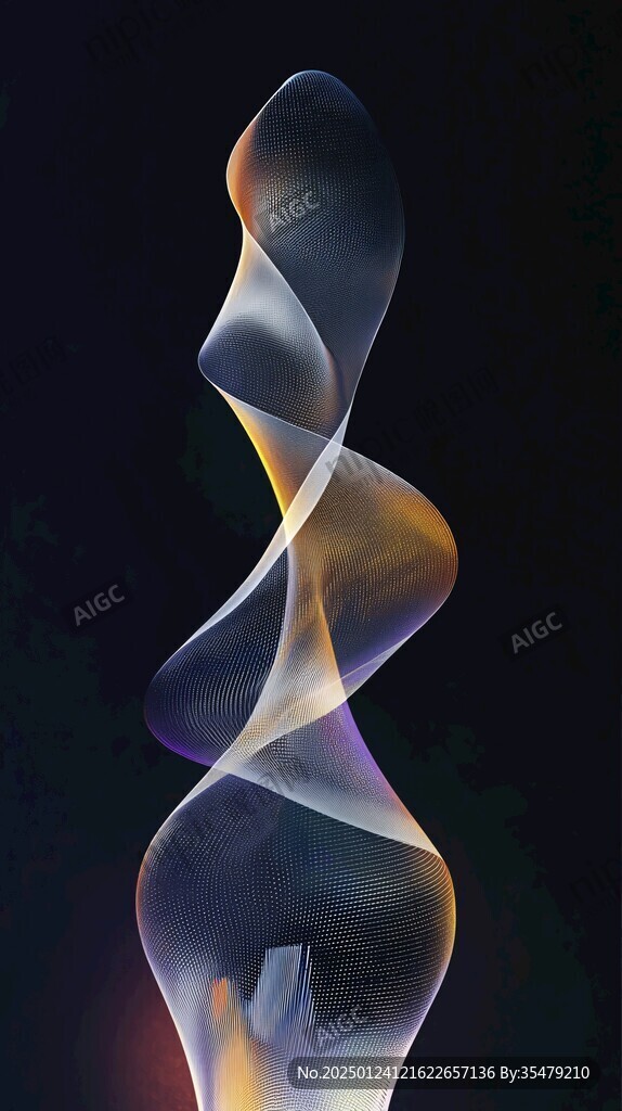 立体渐变发光体设计