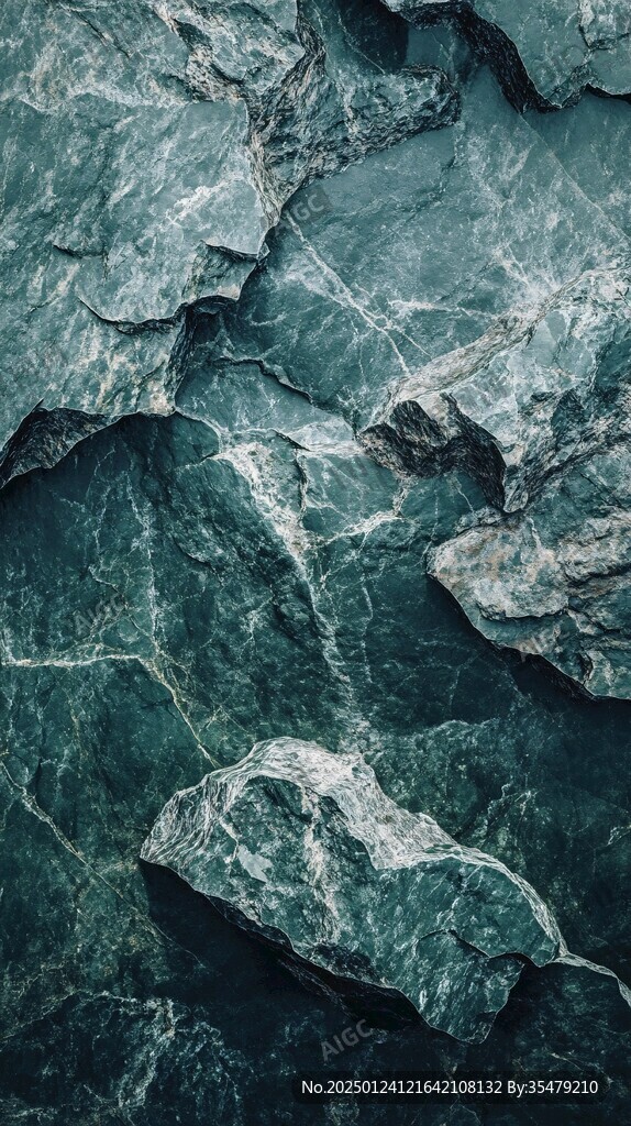 高清绿蓝大理石纹石材