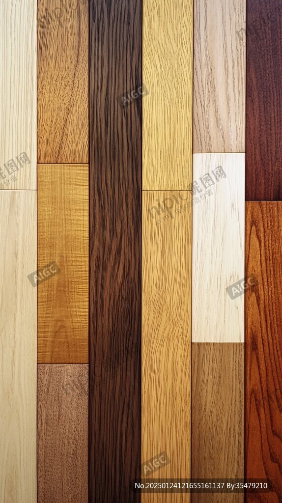 多种颜色木板木材