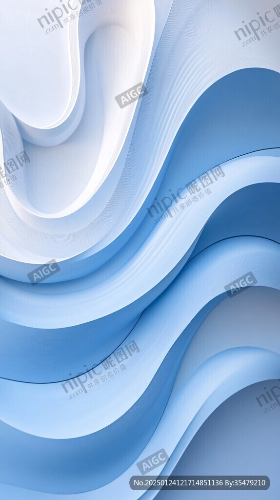 简洁大气拼色曲线纹理