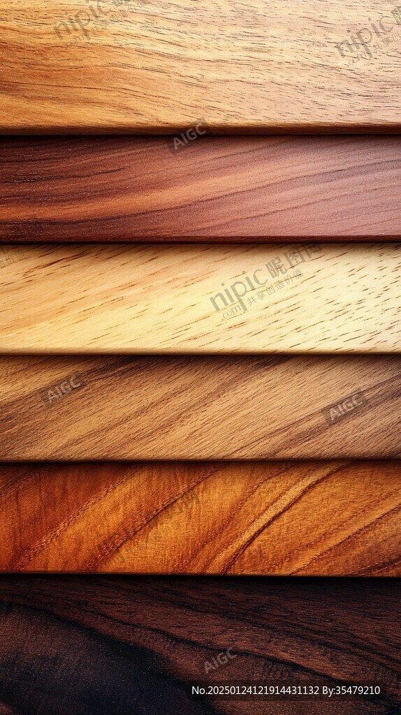 多种颜色木板木材