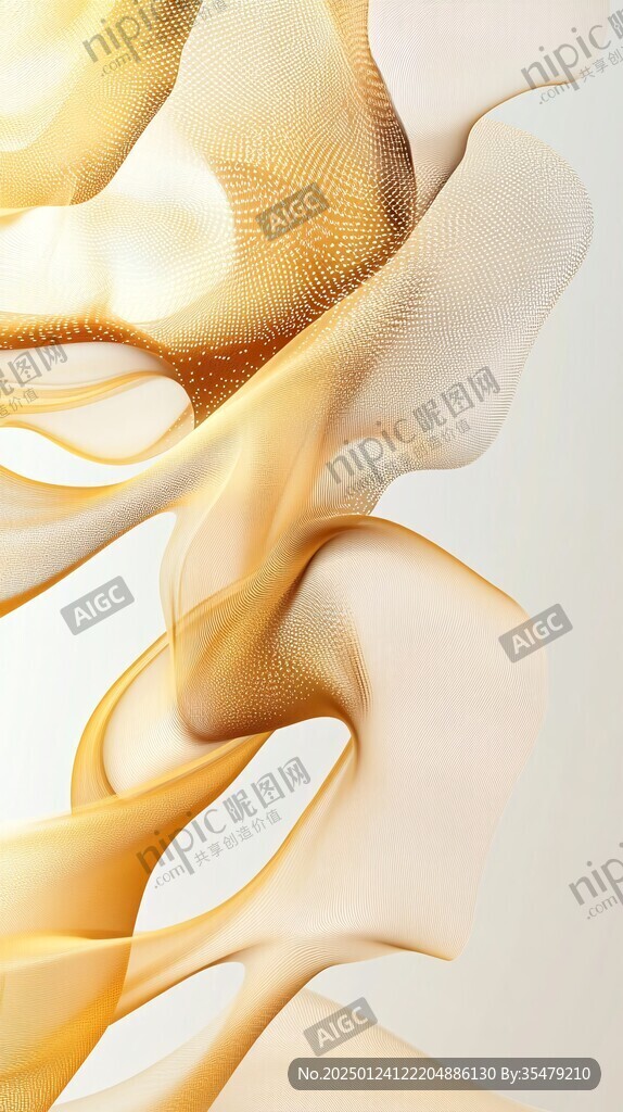 抽象金色动感线条纹理