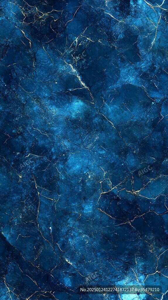 高清蓝色大理石纹理