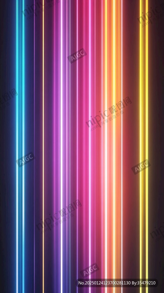 条纹霓虹灯