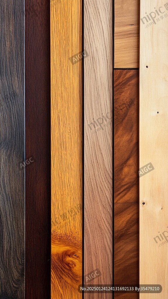 多种颜色木板木材