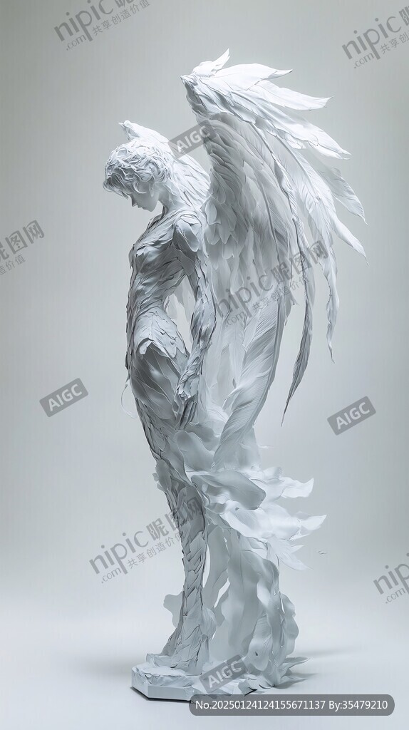 无色琉璃雕塑