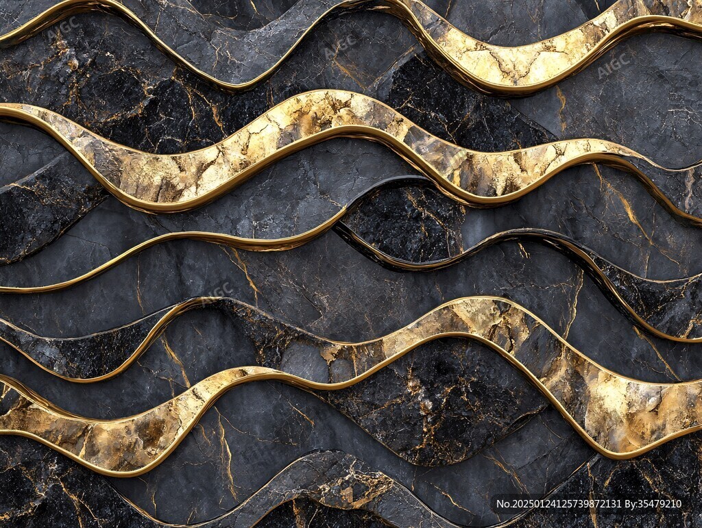 3d抽象连续凹凸肌理