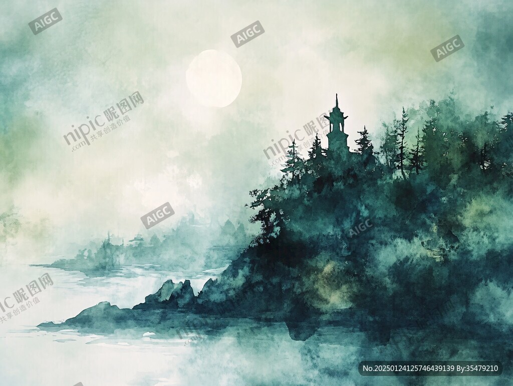 水彩意境