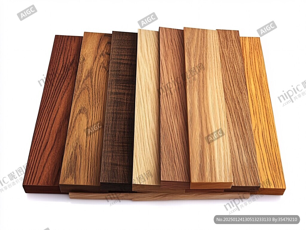 多种颜色木板木材