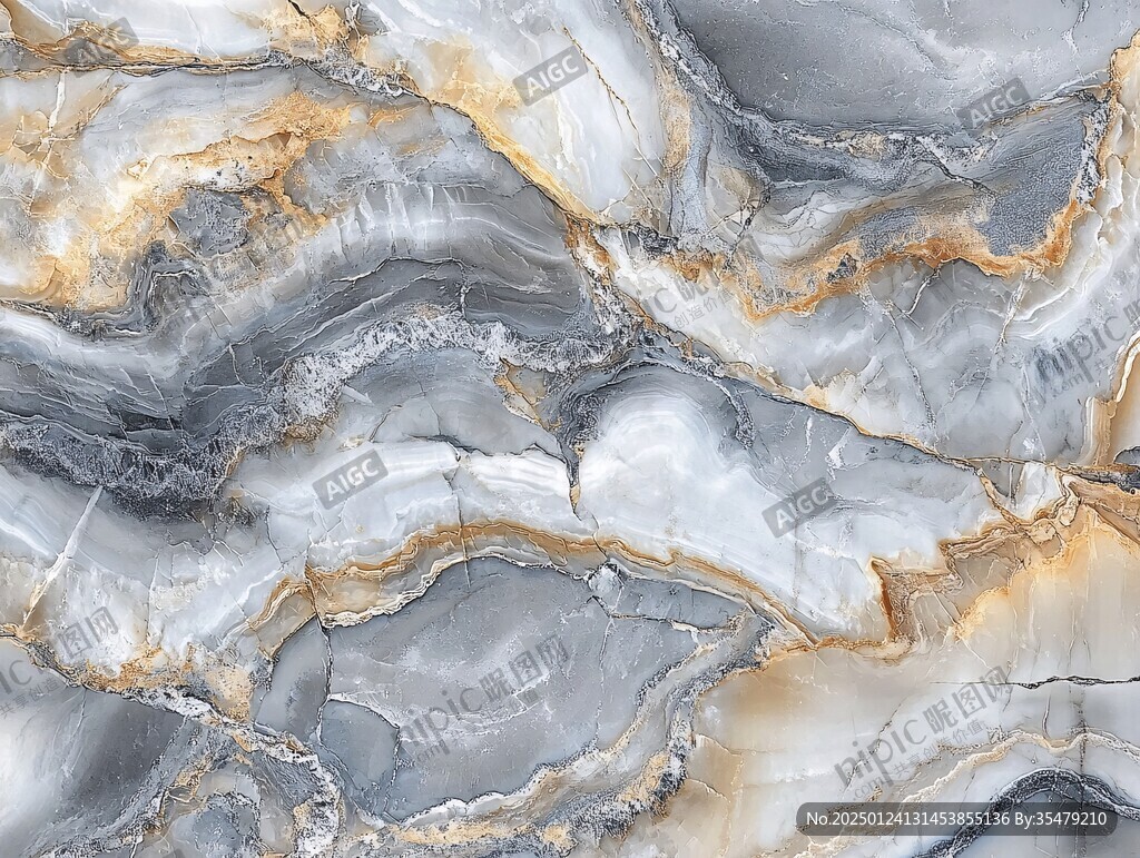 黄蓝相间大理石纹理