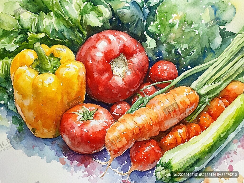 蔬菜装饰画