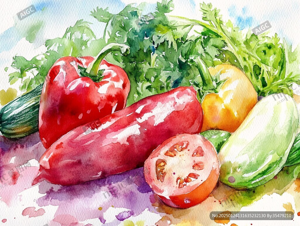 蔬菜手绘图