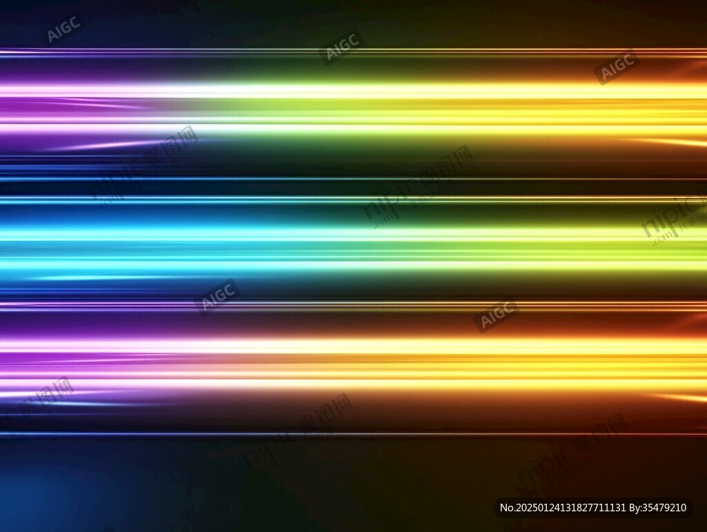 七彩绚丽渐变条纹