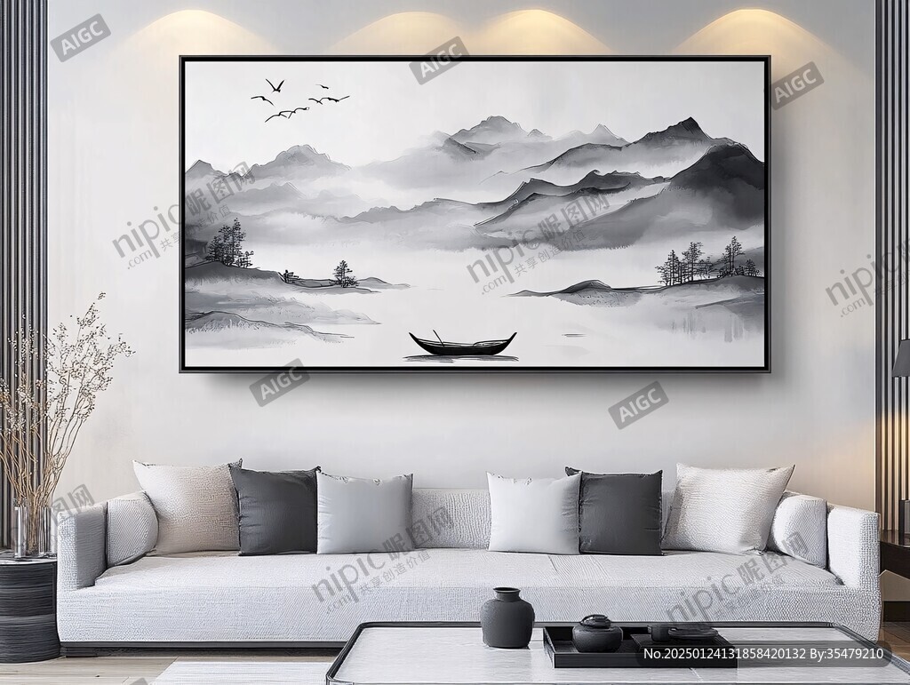 山水挂画壁挂