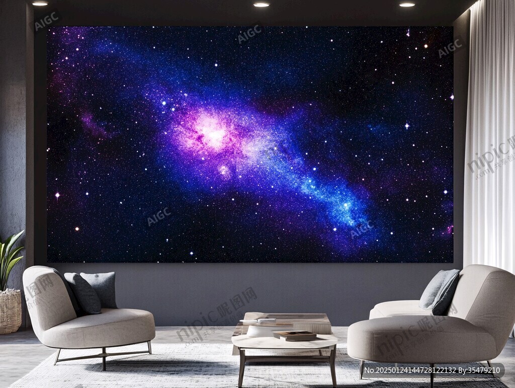 宇宙银河系背景墙