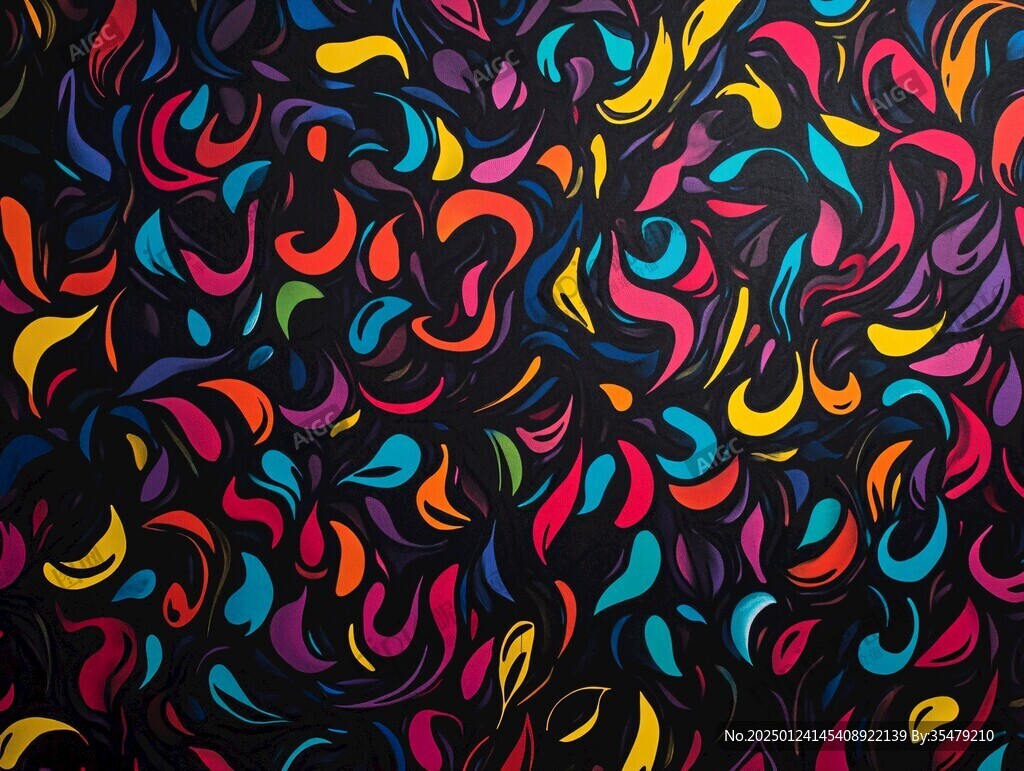 3d印花旋涡背景