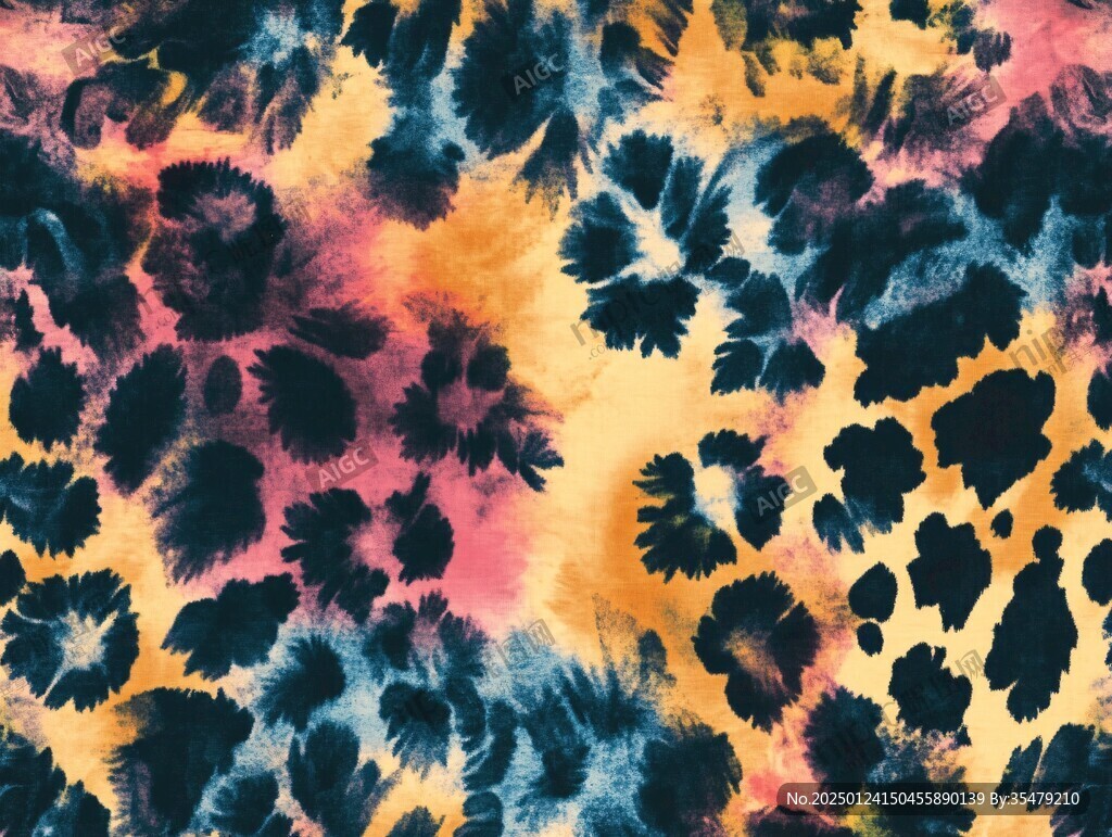 皮毛豹纹抽象背景底纹