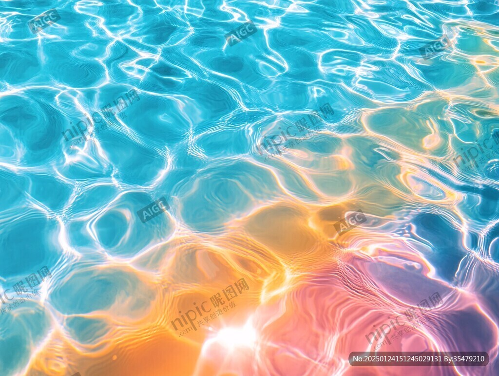 幻彩背景灯光波光水波