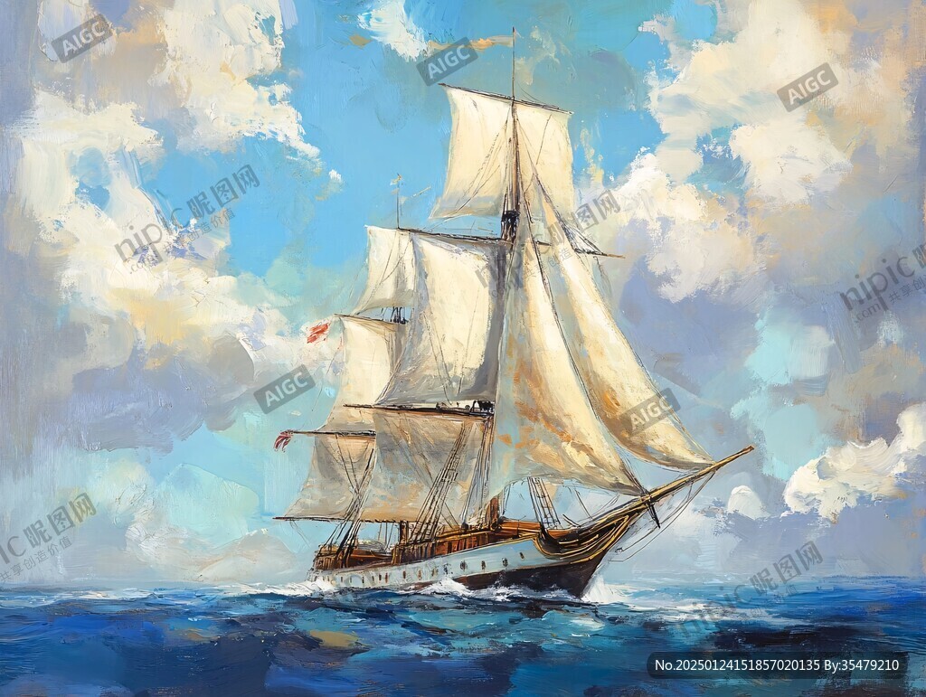 扬帆启航高清画