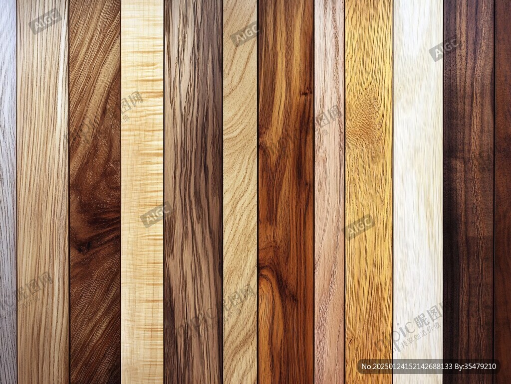 多种颜色木板木材