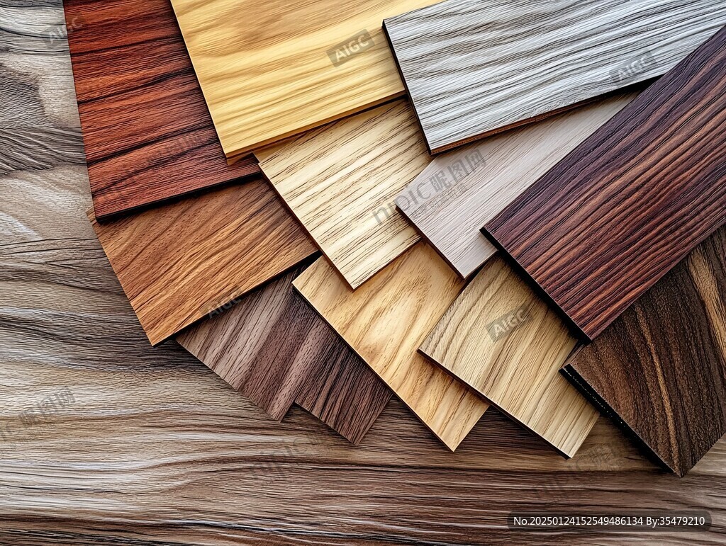 多种颜色木板木材