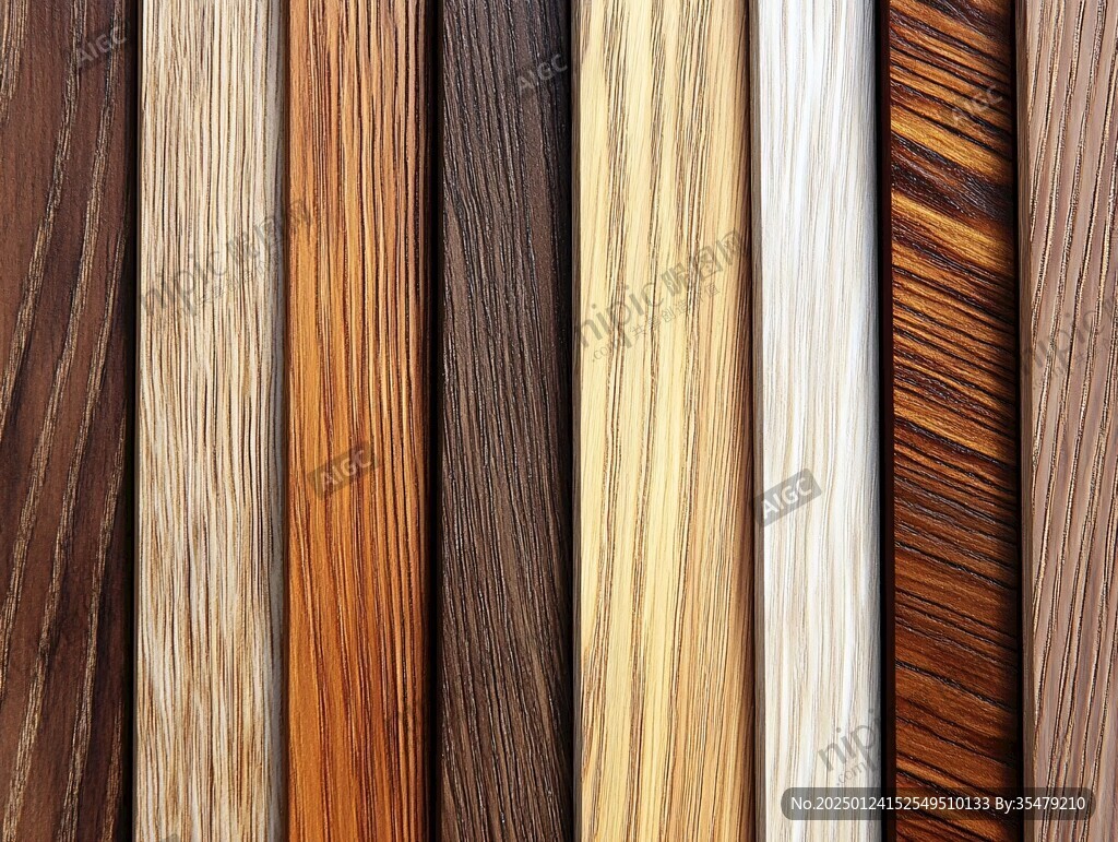 多种颜色木板木材