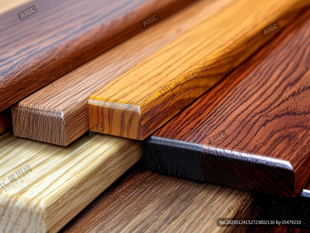 多种颜色木板木材