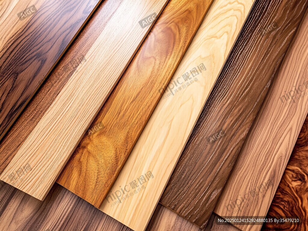 多种颜色木板木材
