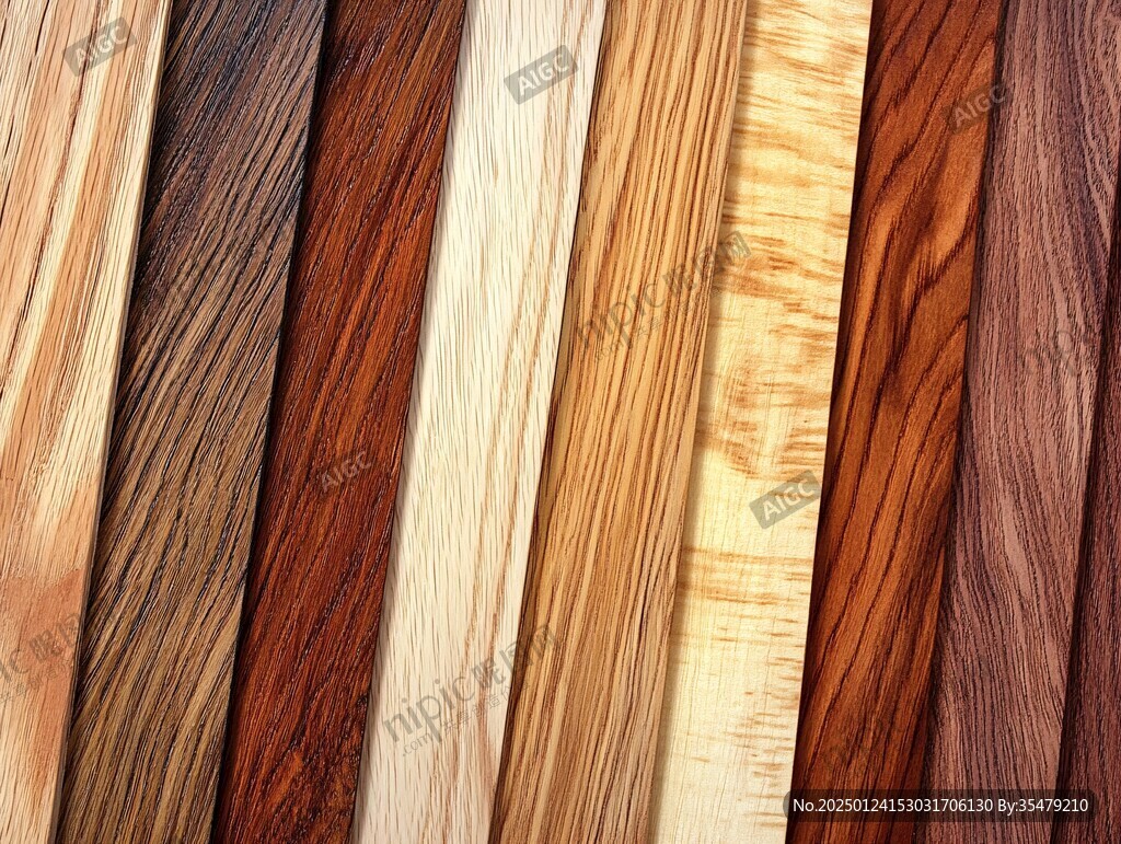 多种颜色木板木材