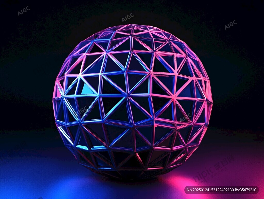 渲染晶格球