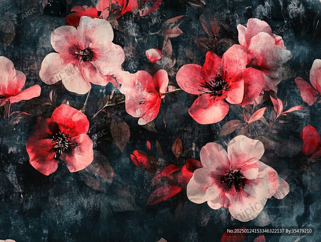 花朵软膜背景