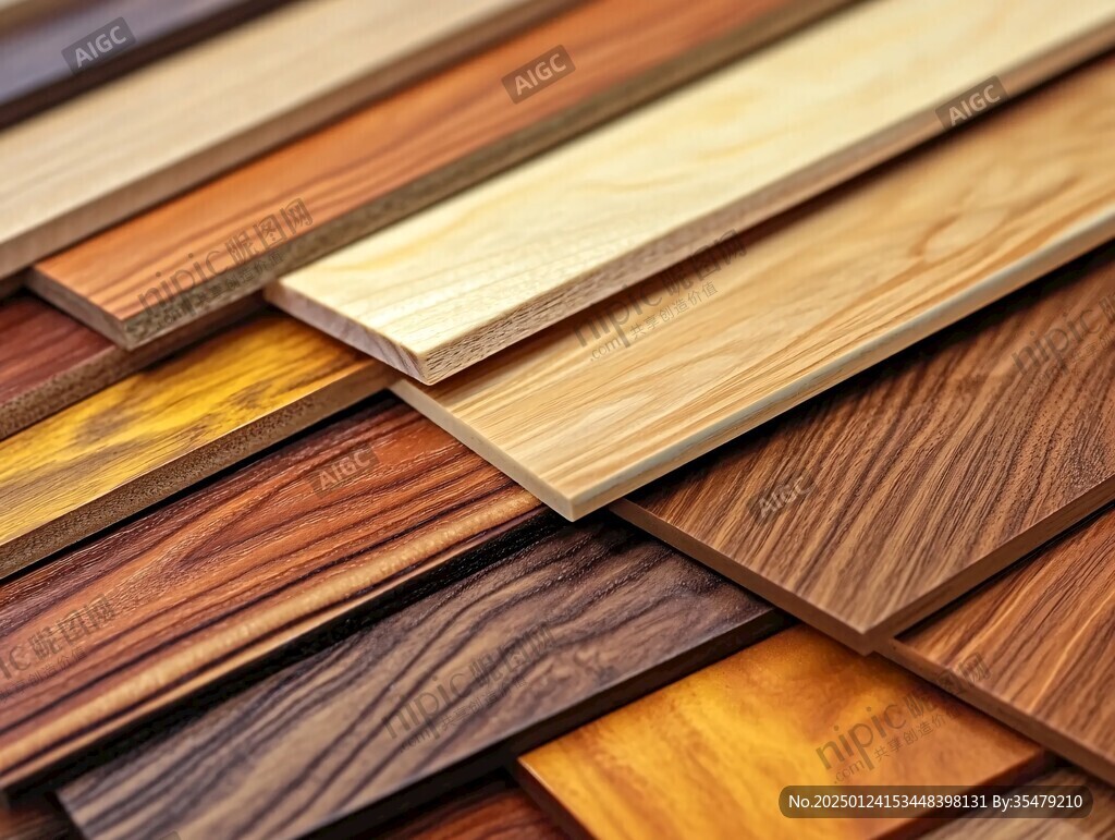 多种颜色木板木材