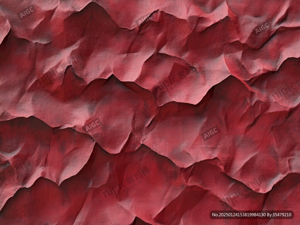 红色抽象线背景墙